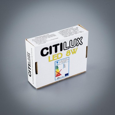 Citilux Омега CLD50R080N LED Встраиваемый светильник с диммером Белый