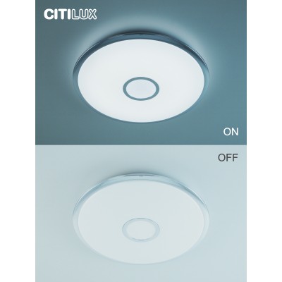 Citilux Старлайт Смарт CL703A80G Умная люстра Хром