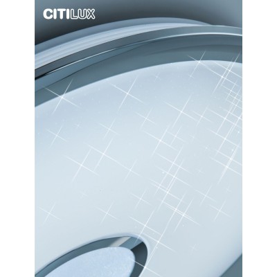 Citilux Старлайт Смарт CL703A80G Умная люстра Хром