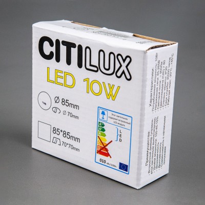 Citilux Вега CLD5210N LED Встраиваемый светильник с диммером Белый