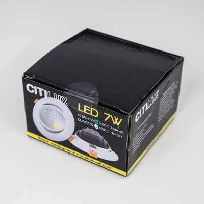 Citilux Каппа CLD0057N LED Встраиваемый светильник Белый