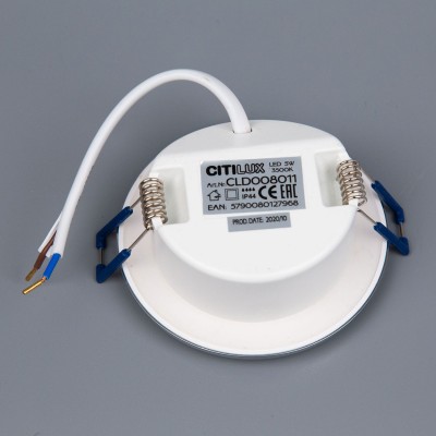 Citilux Акви CLD008011 Встраиваемый светильник влагозащищенный Хром
