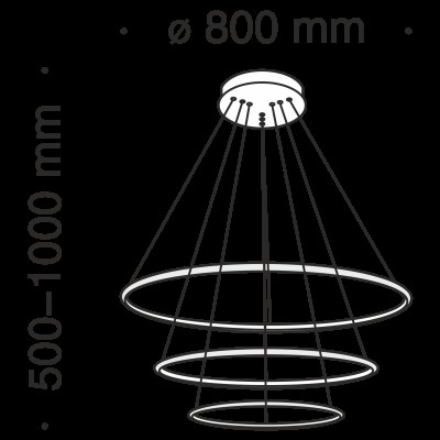 Подвесной светильник Technical MOD807-PL-03-110-W