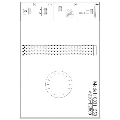 Светильник потолочный Newport 8000 8031/250 gold clear NEW