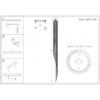 Светильник потолочный Newport 8000 8041/250 cognac