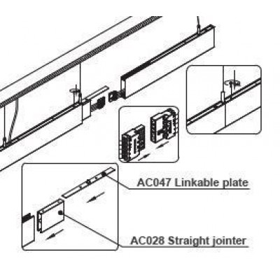 Коннектор прямой ALT-LINEAIR-FLAT-CON-I-2094 030293 Arlight