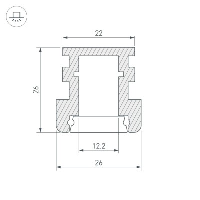 Профиль HR-F-2000 012091 Arlight