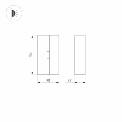 Светильник LGD-STRIPE-3W Day4000 034980 Arlight