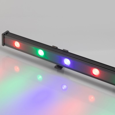 Светодиодный прожектор AR-LINE-1000XS-12W-24V RGB 024329 Arlight