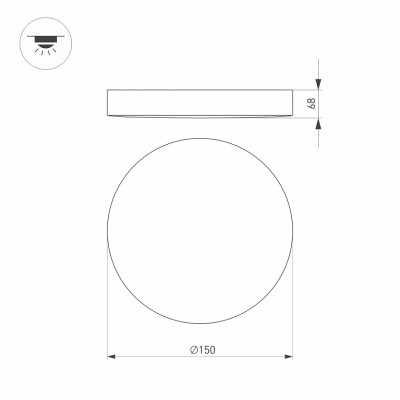 Светильник SP-FLOWER-R280-15W Day4000-MIX 041487 Arlight