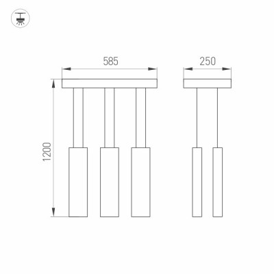 Светильник SP-LEGACY-S585x250-6x6W Warm3000 029101 Arlight