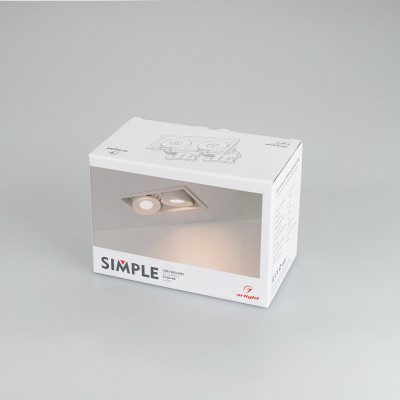 Светильник CL-SIMPLE-S148x80-2x9W Warm3000 028151 Arlight