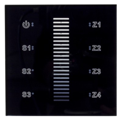 INTELLIGENT ARLIGHT Сенсорная панель DALI-901-11-ADDR-3SC-DIM-DT6-IN Black 037189 Arlight