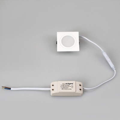 Светодиодный светильник LTM-S60x60WH-Frost 3W Day White 110deg 020764 Arlight