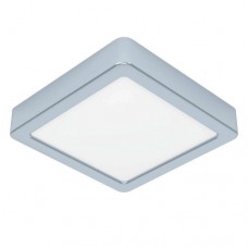 Накладной светильник  FUEVA 5, 11W (LED), 3000K, IP44, L160, B160, H28, сталь, хром / пластик, белый Eglo 900649