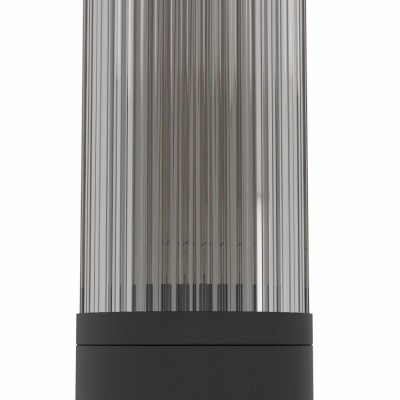 Уличный напольный светильник SALLE, 1X15W (E27), IP54, H465, алюминий, пластик, чёрный/пластик, полупрозрачный Eglo 901034