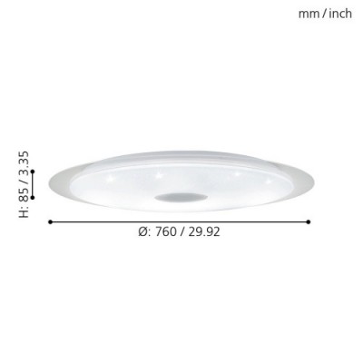 Светодиодный потолочный светильник MORATICA-A Eglo 98223