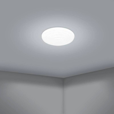 Потолочный светильник BATTISTONA, LED 16,2W, 1900lm, Ø380, A85, сталь, белый/пластик, белый Eglo 900605