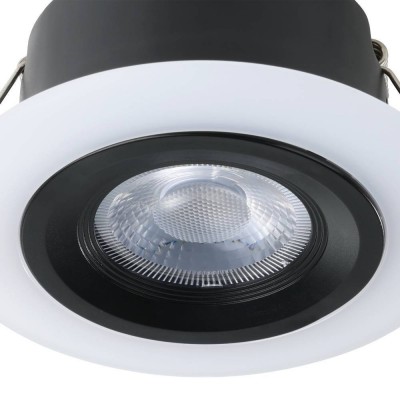 Комплект встраиваемых светильников CALONGE, 3X4,8W (LED), 3000K, 1860lm, Ø100, пластик, черный, белый Eglo 900915