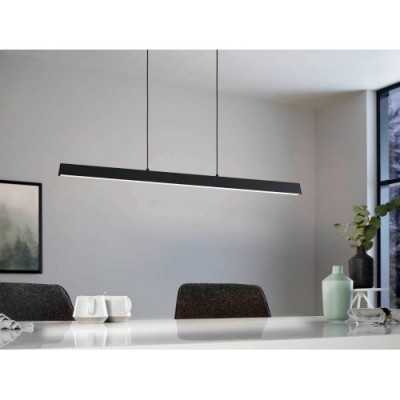 Подвесной потолочный светильник SIMOLARIS-Z умный свет, LED 34W, 3850lm, L1220, B55, H1100, алюминий, сталь, черный/пластик, белый Eglo 99603
