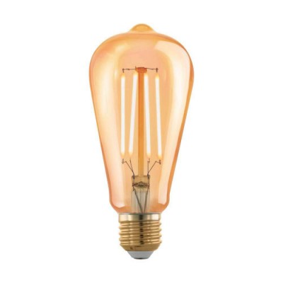 Лампа светодиод ST64, 4W(E27), 300lm, 1700K, янтарный Eglo 110067