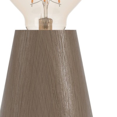 Настольная лампа ASBY, H100, Ø85, дерево, темно-коричневый Eglo 44015