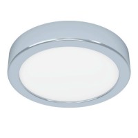 Накладной светильник FUEVA 5, 11W (LED), 3000K, IP44, Ø160, сталь, хром / пластик, белый Eglo 900639