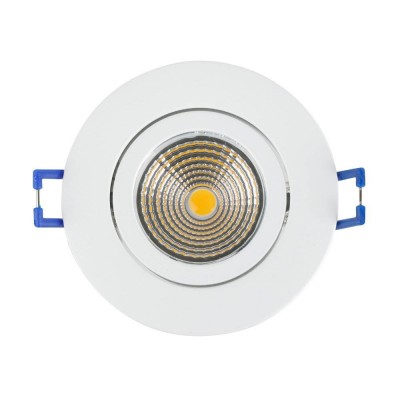 Комплект встраиваемых диммируемых светильников SALICETO, 3X6W (LED), 2700K, 1350lm, Ø88, алюминий, белый / стекло, прозрачный, белый Eglo 900745