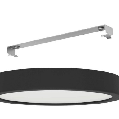 Накладной светильник FUEVA 5, 17W (LED), 3000K, IP44, Ø210, сталь, черный / пластик, белый Eglo 900653