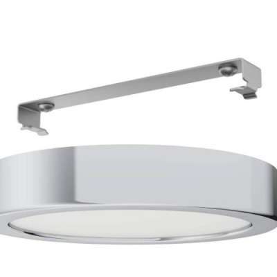 Накладной светильник FUEVA 5, 11W (LED), 3000K, IP44, Ø160, сталь, хром / пластик, белый Eglo 900639