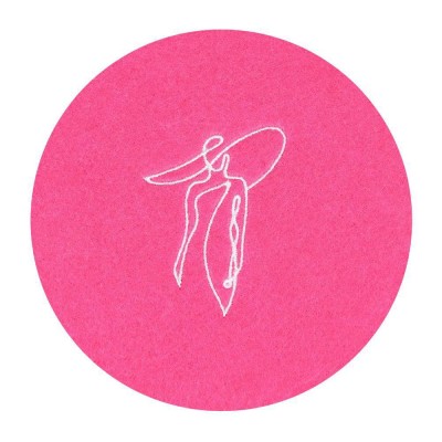 Плейсмат декоративный ANDASIBE, B3, Ø100, полиэстер, ярко-розовый Eglo 420192