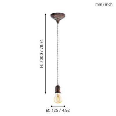 Подвесной потолочный светильник (люстра) YORTH Eglo 32535