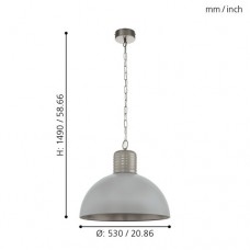 Подвесной потолочный светильник (люстра) COLDRIDGE Eglo 49105