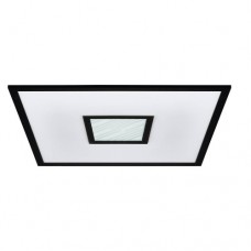 Потолочный светильник BORDONARA, LED 24W, 2400lm, L450, B450, алюминий, сталь, черный, белый/пластик, белый Eglo 900571