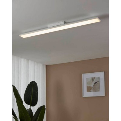 Потолочный светильник TURCONA-B, 21W (LED), 3000K, L1200, B100, H70, сталь, алюминий, белый / пластик, белый Eglo 900708