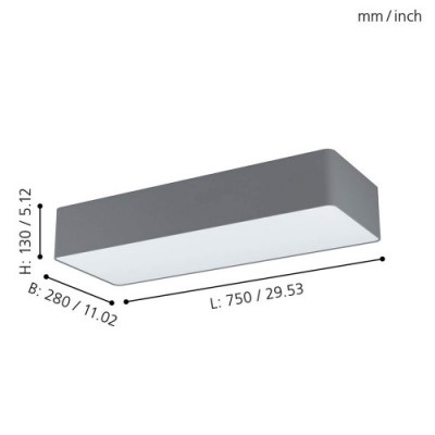 Светильник потолочный POSADERRA Eglo 99303