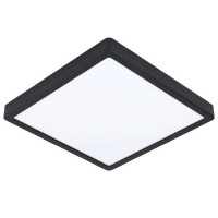 Уличный настенно-потолочный светильник ARGOLIS 2, LED 20,5W, 2400lm, IP44, L285, B285, H30, сталь, черный/ пластик, белый Eglo 900281