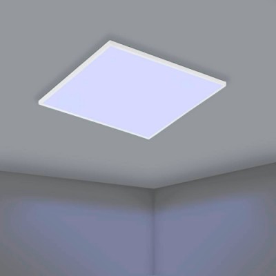Потолочный светильник диммируемый с пультом TRUPIANA, 33,5W (LED), 3000-6500K, L587, B587, H62, алюминий, сталь, белый / пластик, белый Eglo 900569