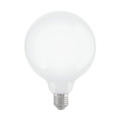 Светодиодная филаментная лампа диммир. G125, E27(LED), 7W, 2700K, опаловое стекло Eglo 11929