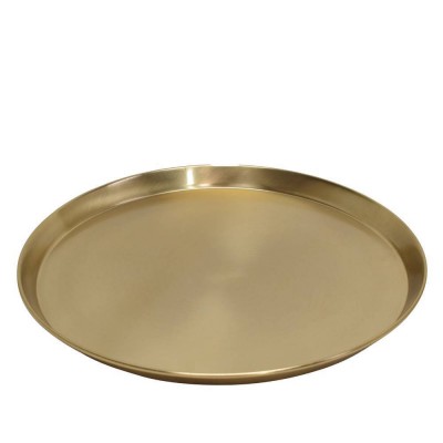 Тарелка декоративная FORLEYET, H20, Ø330, сталь, цвет очищенный латунь Eglo 427025