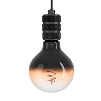Подвесной потолочный светильник (люстра) YORTH, 1Х40W, E27, H1500, Ø50, сталь, никель, черный Eglo 43801