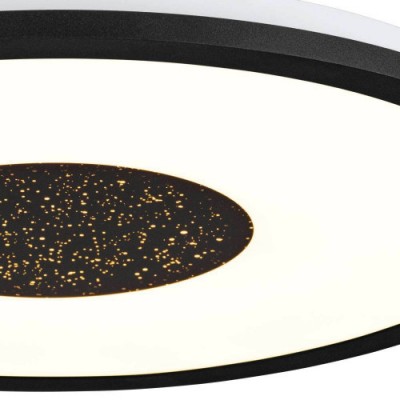 Потолочный светильник MARMORATA, LED 19W, 2400lm, 6W, Ø450, алюминий, сталь, черный, белый/пластик, белый Eglo 900558