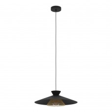 Подвесной светильник (люстра) GRIZEDALE, 1X40W (E27), Ø500, сталь, черный, латунь Eglo 43885