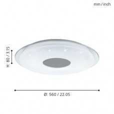 Настенно-потолочный светильник светодиодный LANCIANO-C Eglo 98768