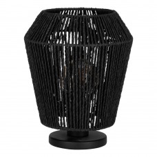 Настольная лампа PERSLEY, 1х60W (E27), H275, Ø220, сталь черный / бумага, черный Eglo 44107