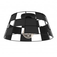 Потолочный светильник PONTEFRACT, 1X40W (E27), Ø420, сталь, черный Eglo 43891