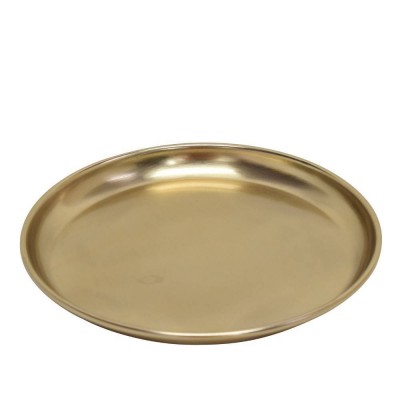Тарелка декоративная FORLEYET, H20, Ø205, сталь, цвета латунь Eglo 427026