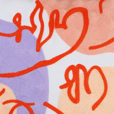 Подушка декоративная BERHALA, L450, B450, наволочка: 65% полиэстер, 35% хлопок, пурпурный, оранжевый, розовый; наполнитель: 100% полиэстер Eglo 420244