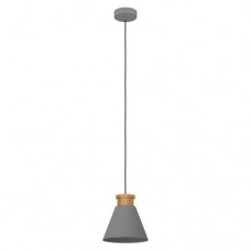 Подвесной потолочный светильник (люстра) TWICKEN, 1Х40W, E27, H1100, Ø220, сталь, серый, золотой Eglo 43838