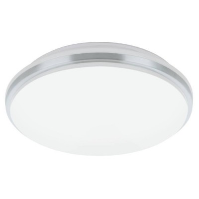 Светодиод настенно-потолочн свет-к PINETTO, 18W(LED), сталь, белый, пластик, белый, хром Eglo 900365